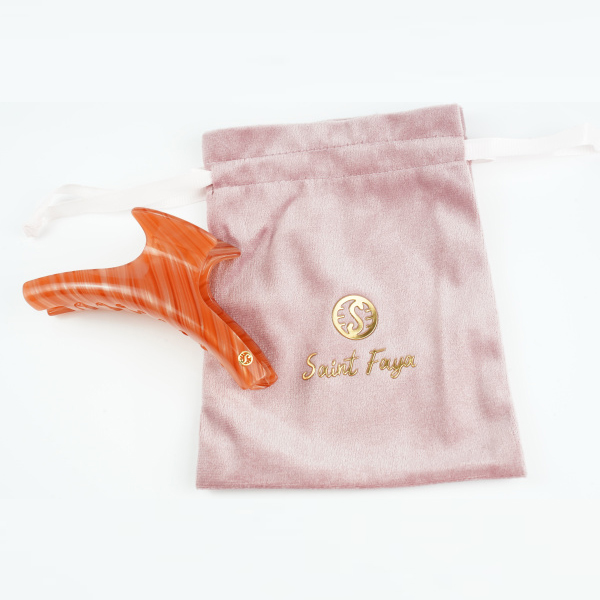 Premium oversized curved clip with feminine temperament, versatile acrylic hair clip, hair style shark clip Chase the Orange Era, Fashionable Orange H