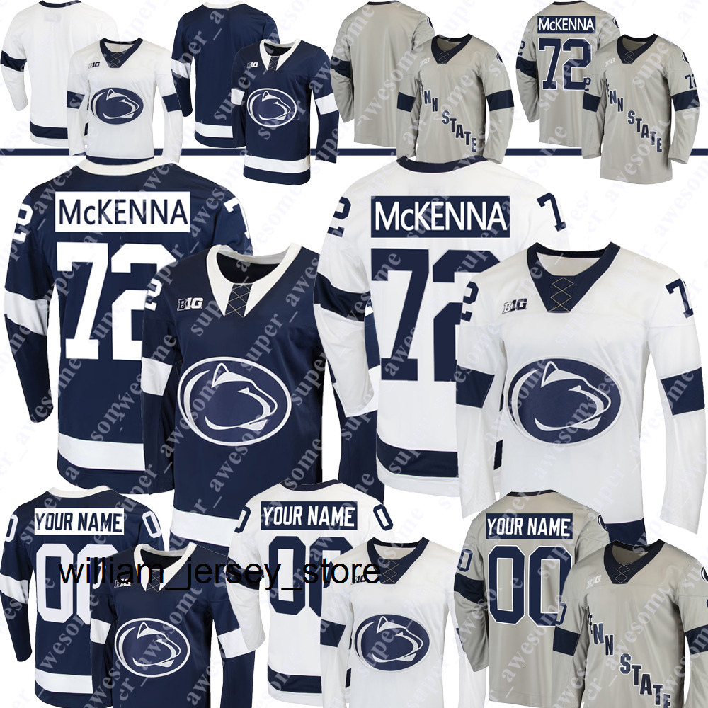 Gavin McKenna Penn State Nittany Lions Hockey Jersey Aiden Fink Arsenii Sergeev Reese Laubach Charlie Cerrato Mac Gadowsky Casey Bailey Nate Sucese Evan Barratt