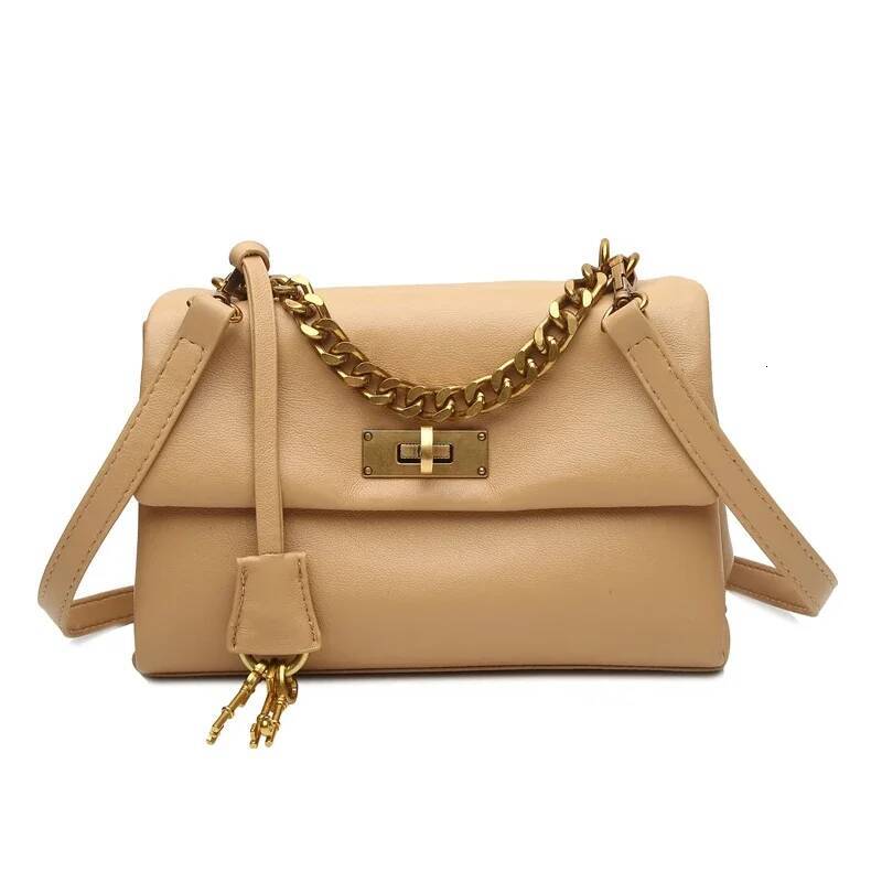 design French Fashion Style Women s Crossbody Bag Minimalist Retro Leather Women s Shoulder Bag Casual Solid Color Handbag Autumn New Designer Bag