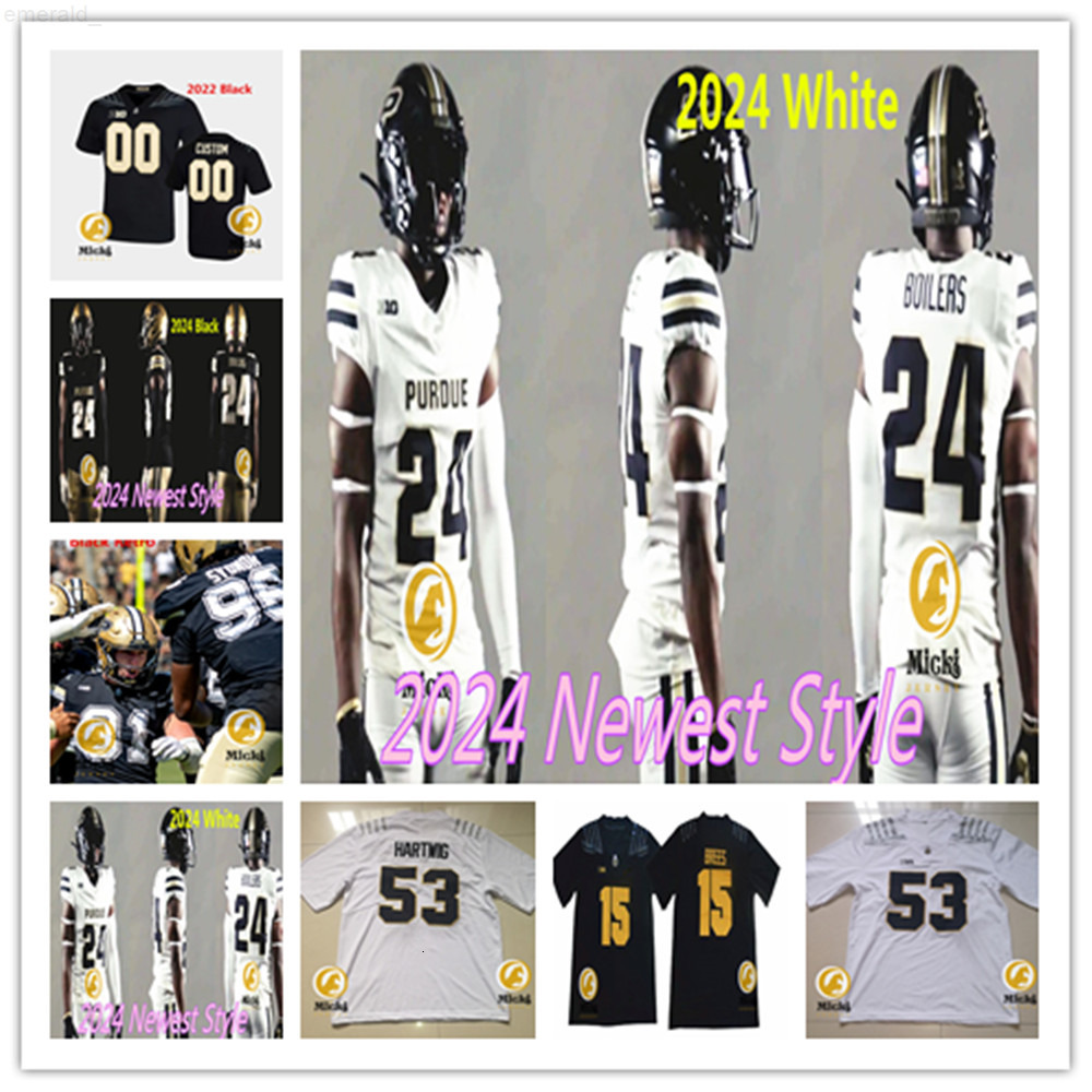Dillon Thieneman Kydran Jenkins Purdue Boilermakers CLASSIC Football Jersey Yanni Karlaftis 53 Gus Hartwig Sanoussi Kane Cam Allen Purdue Jerseys