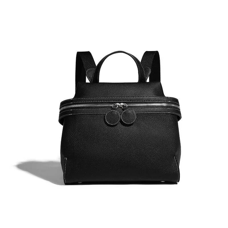 Fashion Leather Solid Color Lychee Women s Shoulder Bag Printed Handbag Pu Large Capacity Women s Crossbody Bag Commuting Handbag design Autumn New De