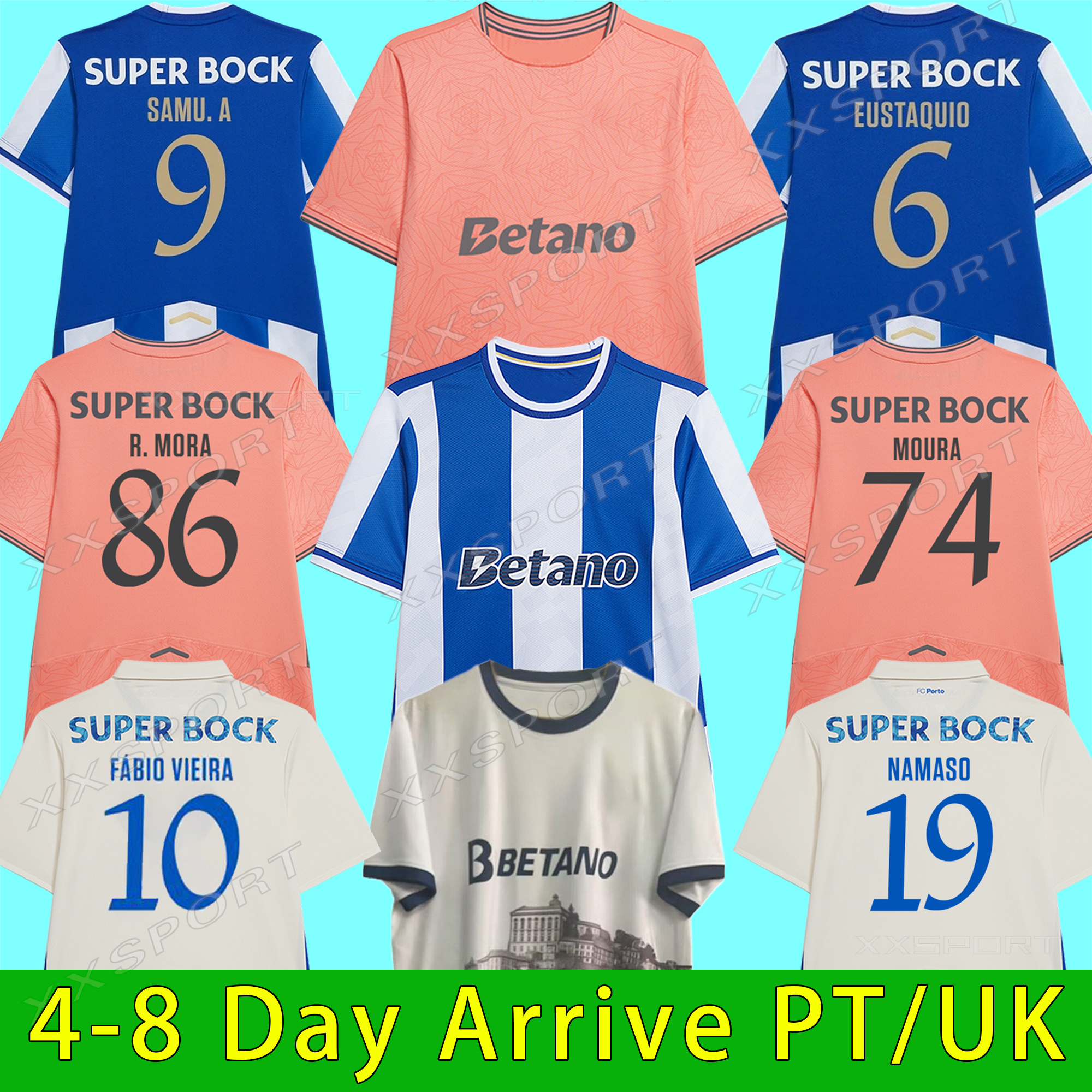 Retro R. MORA porto soccer jersey 25 26 SAMU. A men kids kit Pepe Sergio Oliveira Luis Diaz Matheus EVANILSON Dragon VITINHA 2025 2026 football shirt