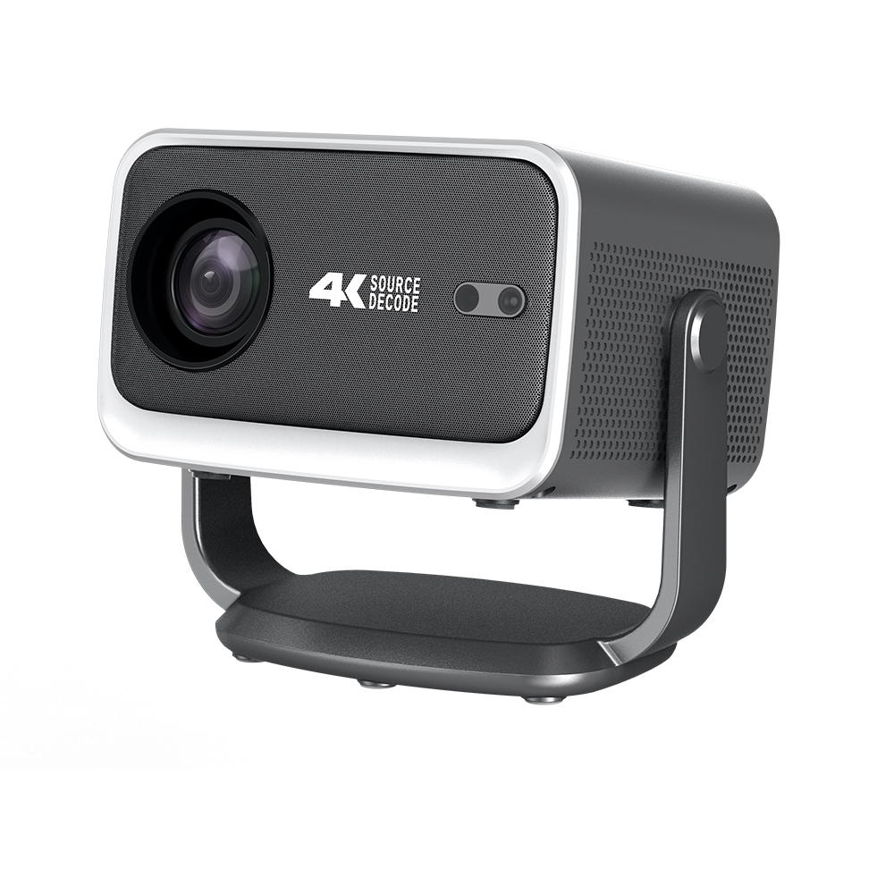 Smart Projector 4K with WiFi 6 and Bluetooth 5.4 AI Auto Focus Auto keystone and Zoom Native 1080P Home Theater Projector 360° Rotation Indoor and Out