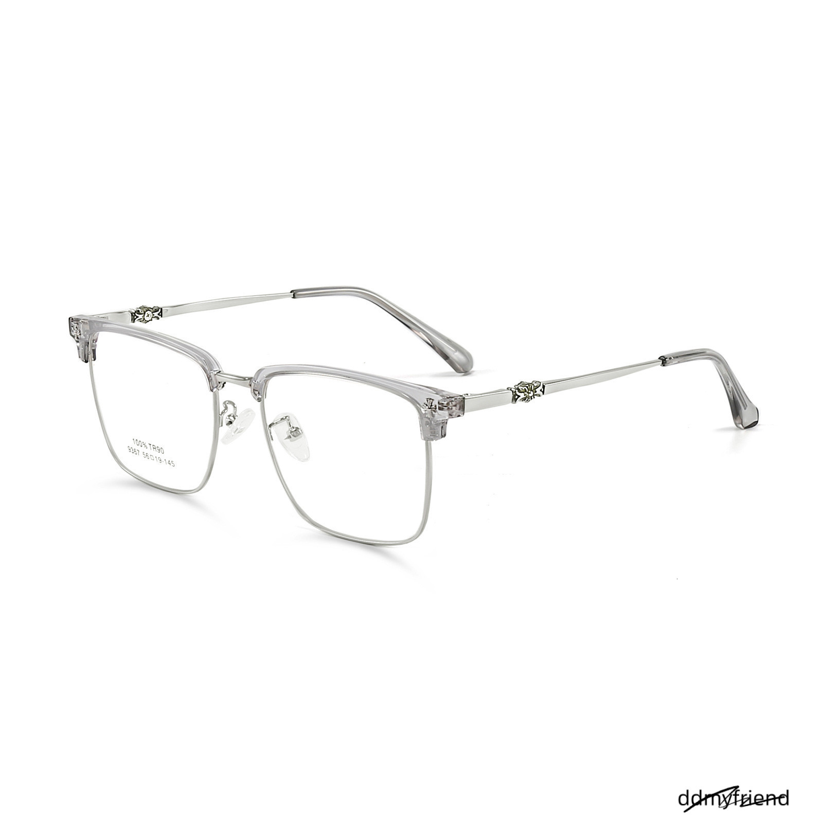 Designer For Women Men Business Anti-Blue Light Flat Mirror Glasses Square Frame Sunglasses Kp822 ddmyfriend ddmyfriend ddmyfriend ddmyfriend