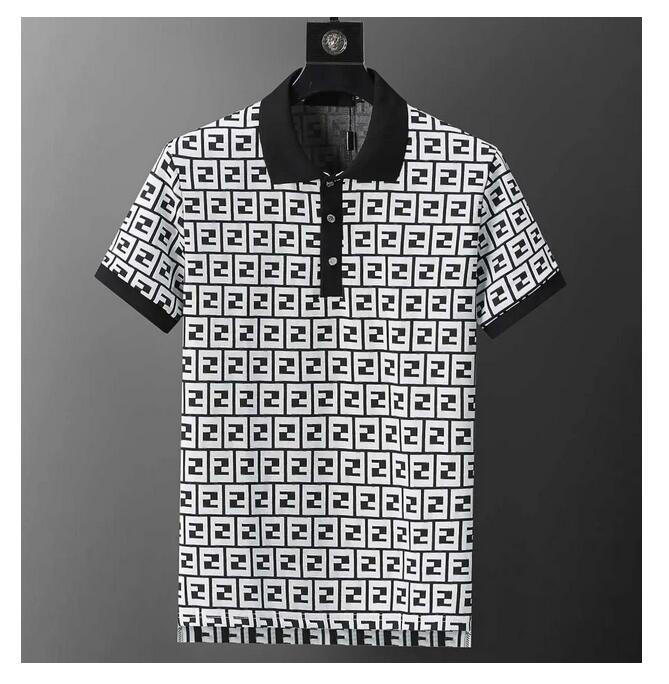 mens t shirt polo shirt mens polo shirts summer stripe t-shirt men luxury polos Casual Mens TShirt Letter Print Fashion High Street Man Tee Cottom Clothing shirt