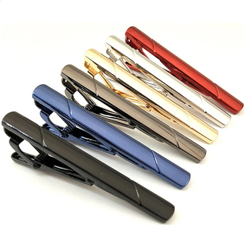 High Quality Tie Clips Metal Copper Necktie Pin For Men Formal Wedding Ceremony Gold Male Women Ties Suit Accessories 250920