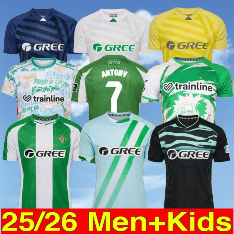 24 25 Real Betis Soccer Jerseys final Limited Edition 2024 2025 ANTONY ISCO Vitor Roque WILLIAM P.FORNALS B.iglesias Camiseta De Futbol 88 89 93 94 95 96 97 98 99 Oversize