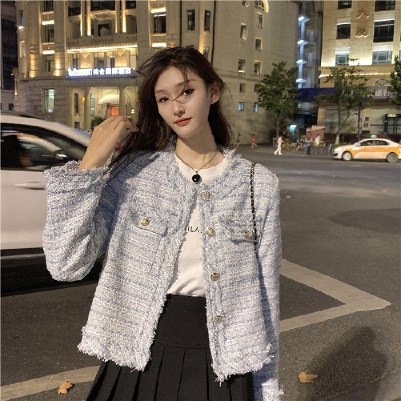 Luxury Brand Designer Clothing Jacket Style Tweed Jacket Autumn Winter 2025 New Elegant Fringe Unique Short Street Style Long Sleeve Women's Top