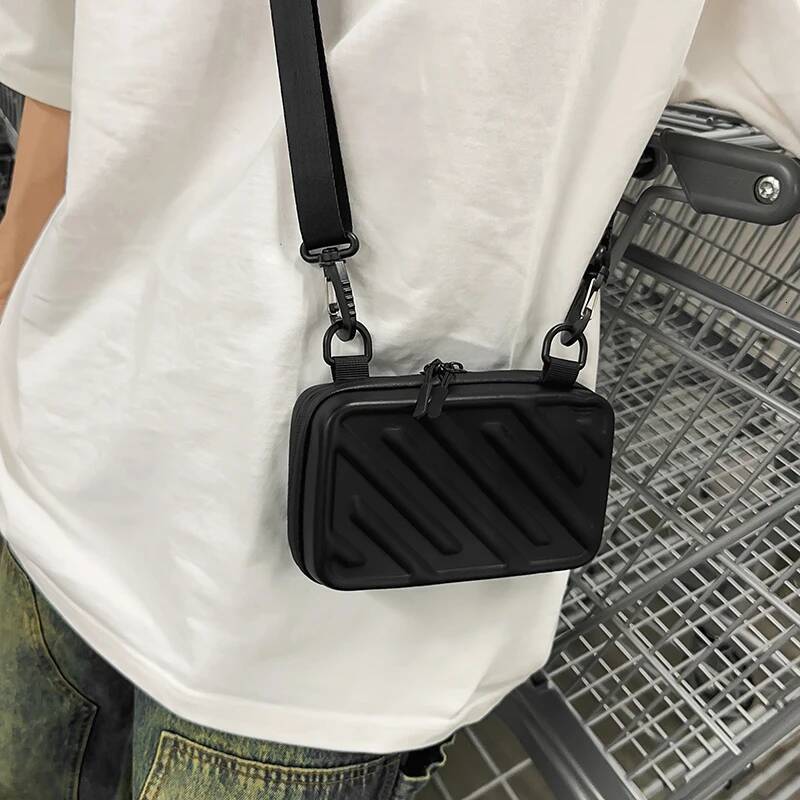 Fashion Striped Women s And Men s Crossbody Bag Simple Style Solid Color Men s And design Women s Shoulder Bag Fashionable Box Autumn New Designer Bag