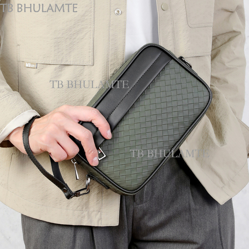 Cross Border Men's Tote Bag With Multiple Pockets Luxurious Designer's Free Delivery, High-quality Wear-resistant Mobile Phone Bag Single Sh