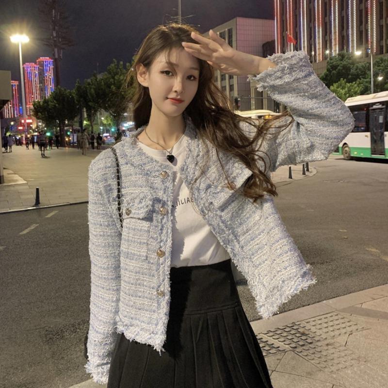 Luxury Brand Designer Clothing Jacket Style Tweed Jacket Autumn Winter 2025 New Elegant Fringe Unique Short Street Style Long Sleeve Women's Top