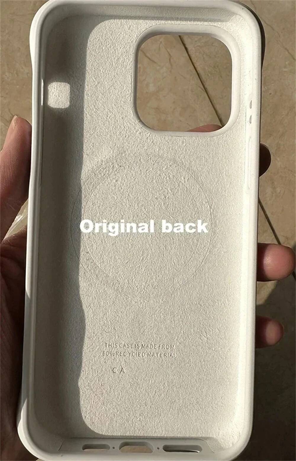 Ripple Silicone Engraved Letters MagSafe Phone 15 14 13 12 Pro Max Magnetic Case for iPhone 16 Plus Cover