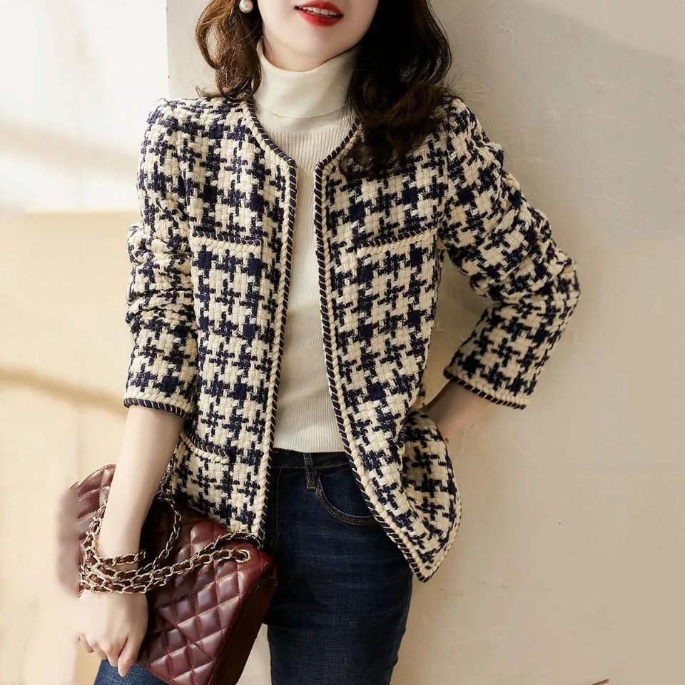 Luxury Brand Designer Clothing Jacket 2025 Little Style Jacket New Women's Early Autumn Versatile Socialite Elegant Tweed Top Slimming Goddess St
