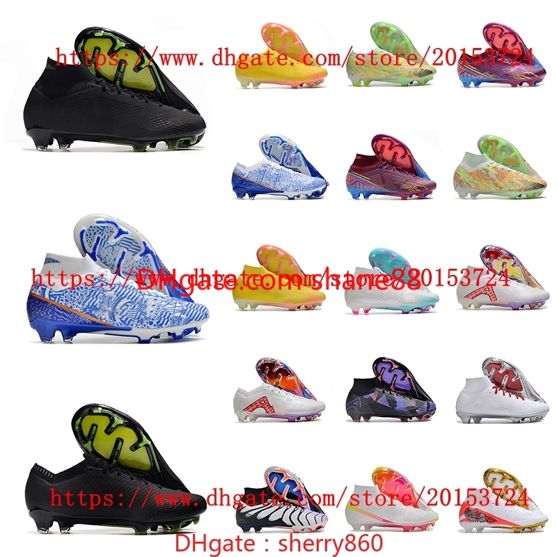 Men Soccer Shoes IX Elite FG Football Boots Cleats Students Glass Training Sneakers Youth Outdoor Sports boys women size 35-45EUR