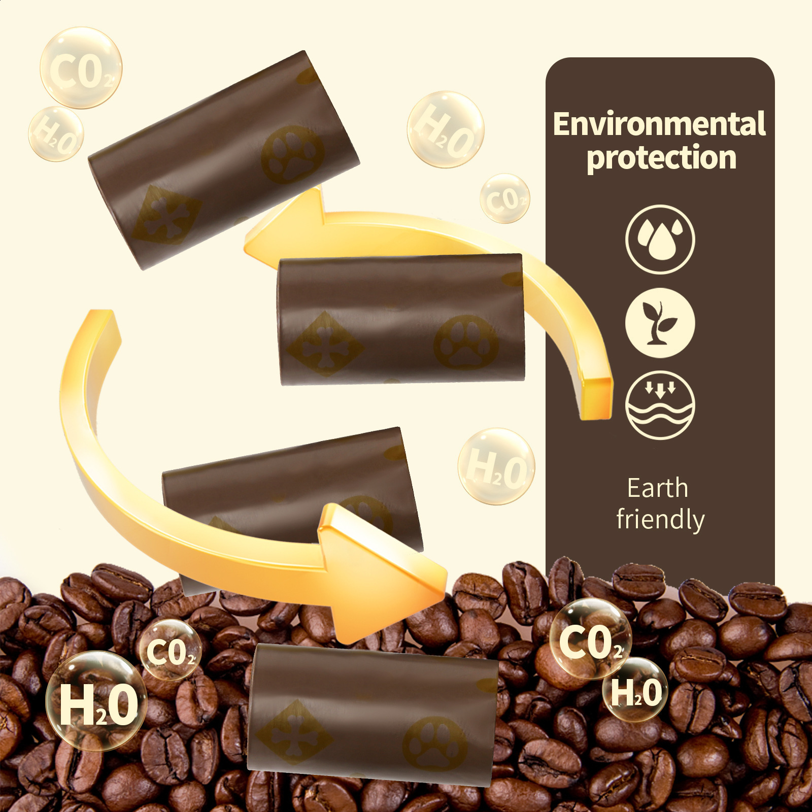 Free shipping Waste Bags with Reminder Stickers Scented and Thickened Portable 250922