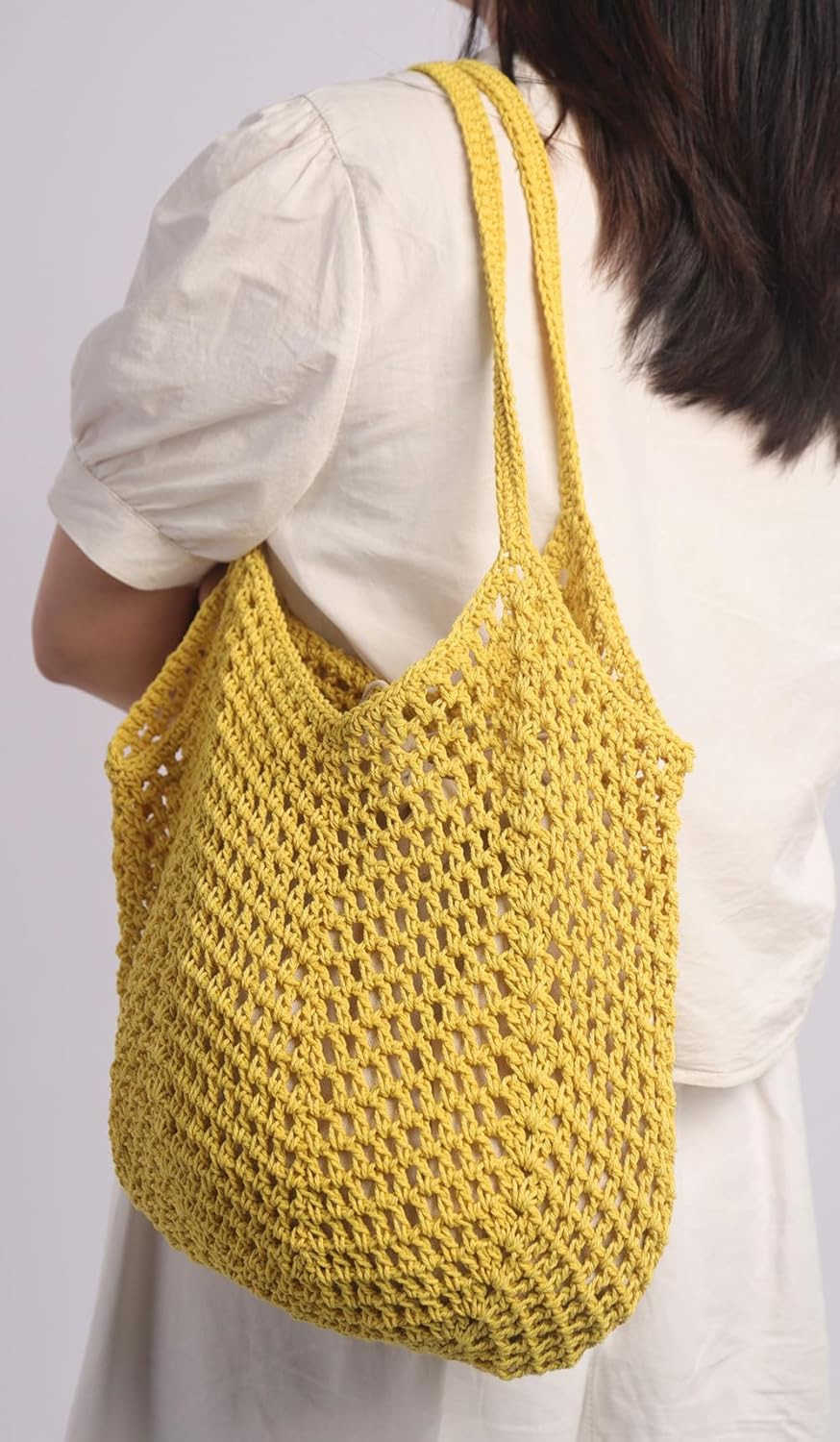 Sither Crochet Bags for Women Summer Beach Travel Mesh Bag Handbags Knit Hollow Hobo Bag for Gift Z250922