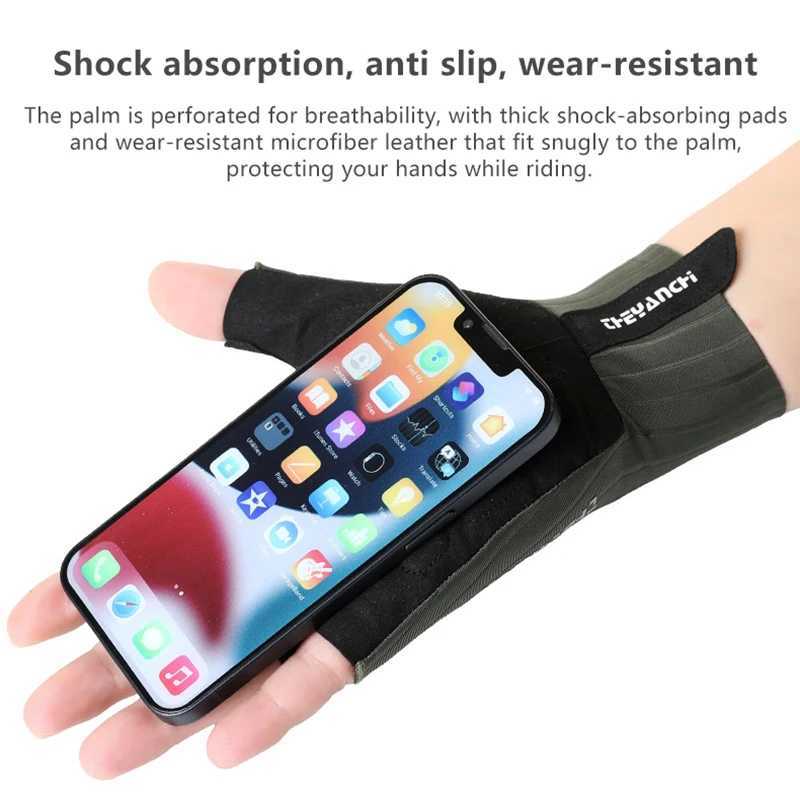 1Pair Breathable Half Finger Cycling Gloves Ultralight Road Bike Gloves AntiSlip Mountain Bike MTB Gloves Cycling Accessories J250922