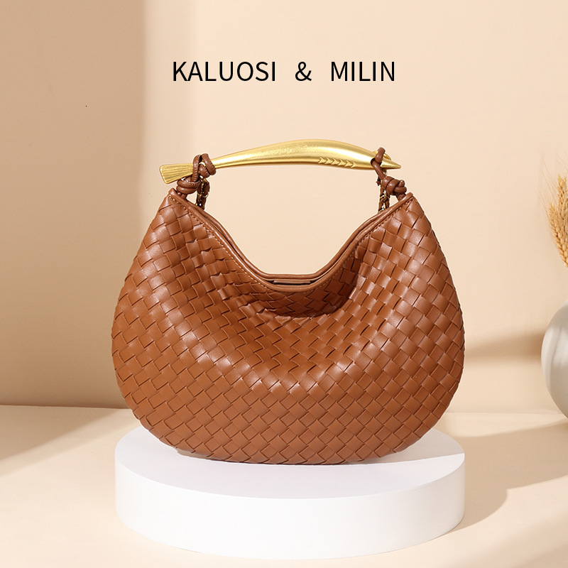 New Handmade Woven High-Quality Tote Trendy Fashion Shoulder Versatile Comfortable Crossbody Bag for Women