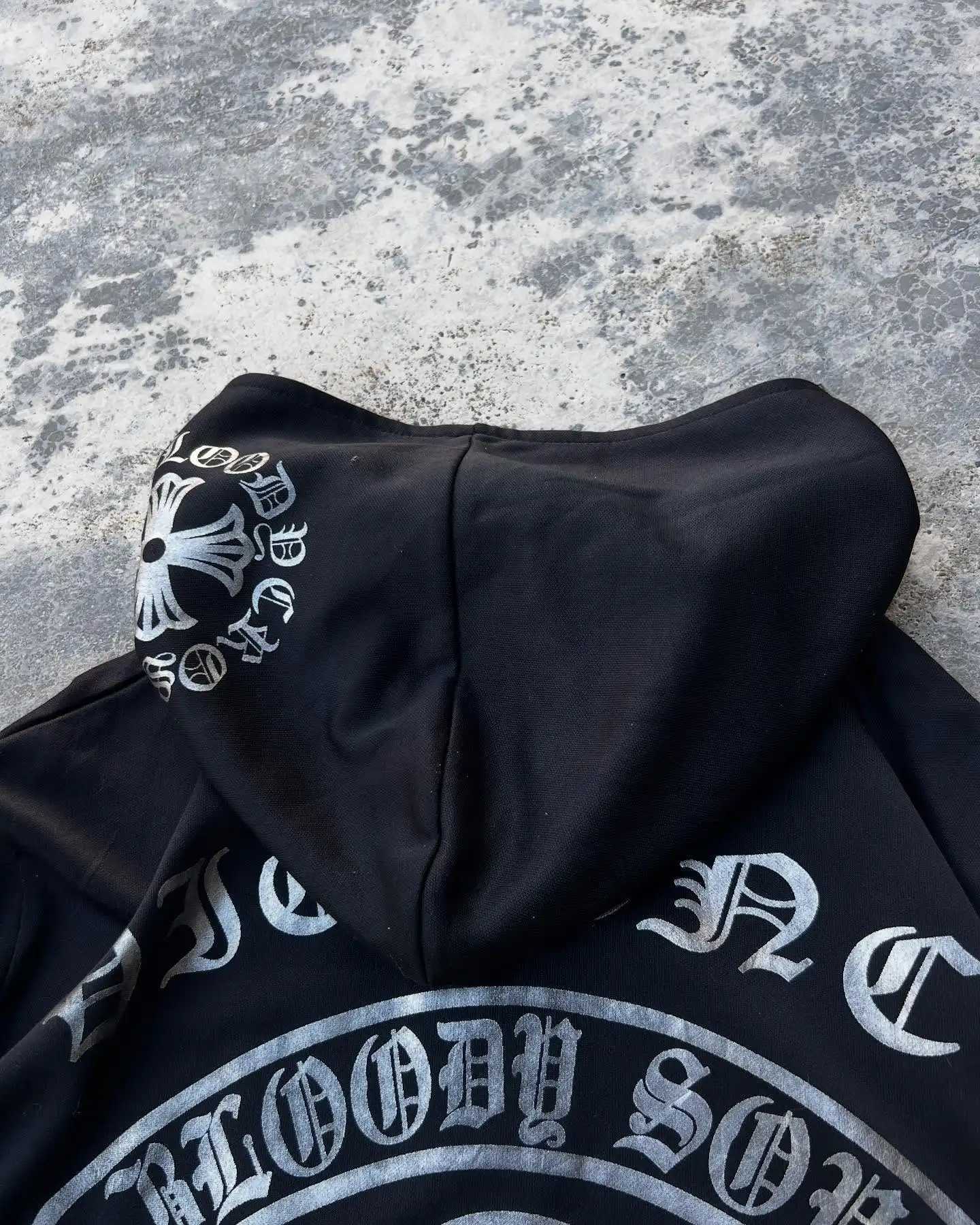 2000s new suit hoodie American hiphop trend fashion letter design retro hooded sports hooded men and women street clothing W250922