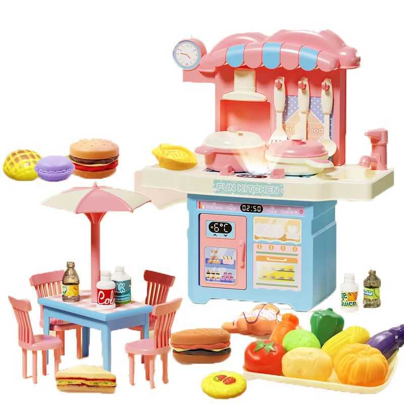 Simulated House Kitchen Toy Mini Kitchen Counter Set Fun House Playing Safe Sturdy Children Household Kitchen Toys C250922