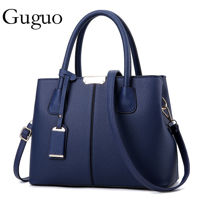 Guguo Designer Bag 2025 Korean Style New Women's Bag Simple Fashion Handbag Trendy Shoulder Bag Light Luxury Crossbody Large Bag One Luxury Bag P