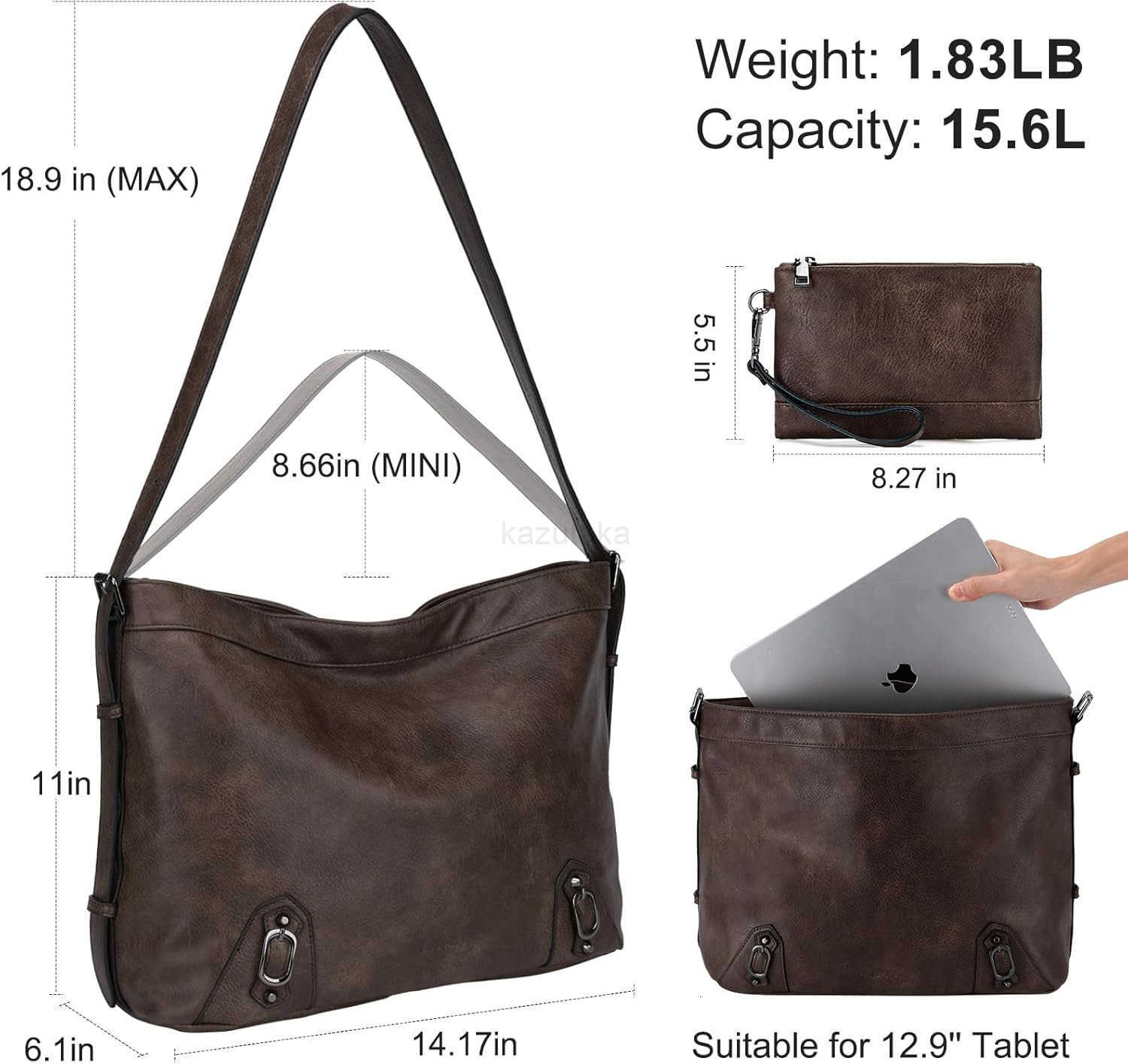 WomenFAshion Vegan Leather Hobo Purse and Ladies Medium Crossbody Handbags SaTChel Bags for Travel Z250922