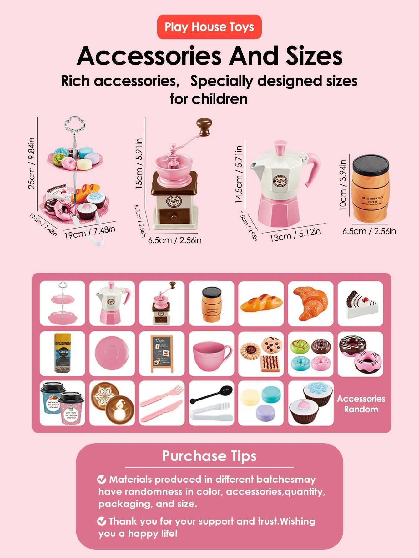 Toy Teacoffee Set for Little Girls Tea Party Toys for Kids Girls Pretend Play Snack Afternoon Tea Sets Toys birthday gift C250922