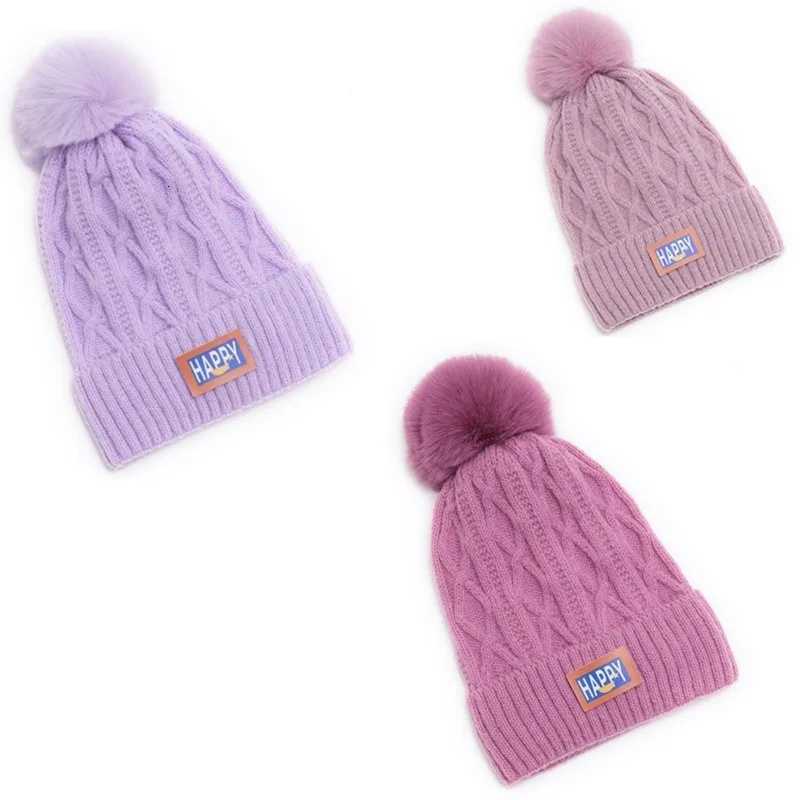 Winter Knitted Woolen Hat Wen Warm Beanies Top Wool Ball P Thermal Knit Hat Pr Sklies Outdoor Coldproof Ears C Y250922