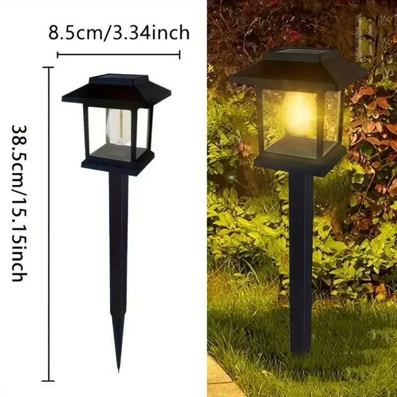 Solar Pathway Lights Outside Waterproof Walkway Light Solar Powered Landscape Lights for Driveway Lawn Patio Sidewalk Yard C250922