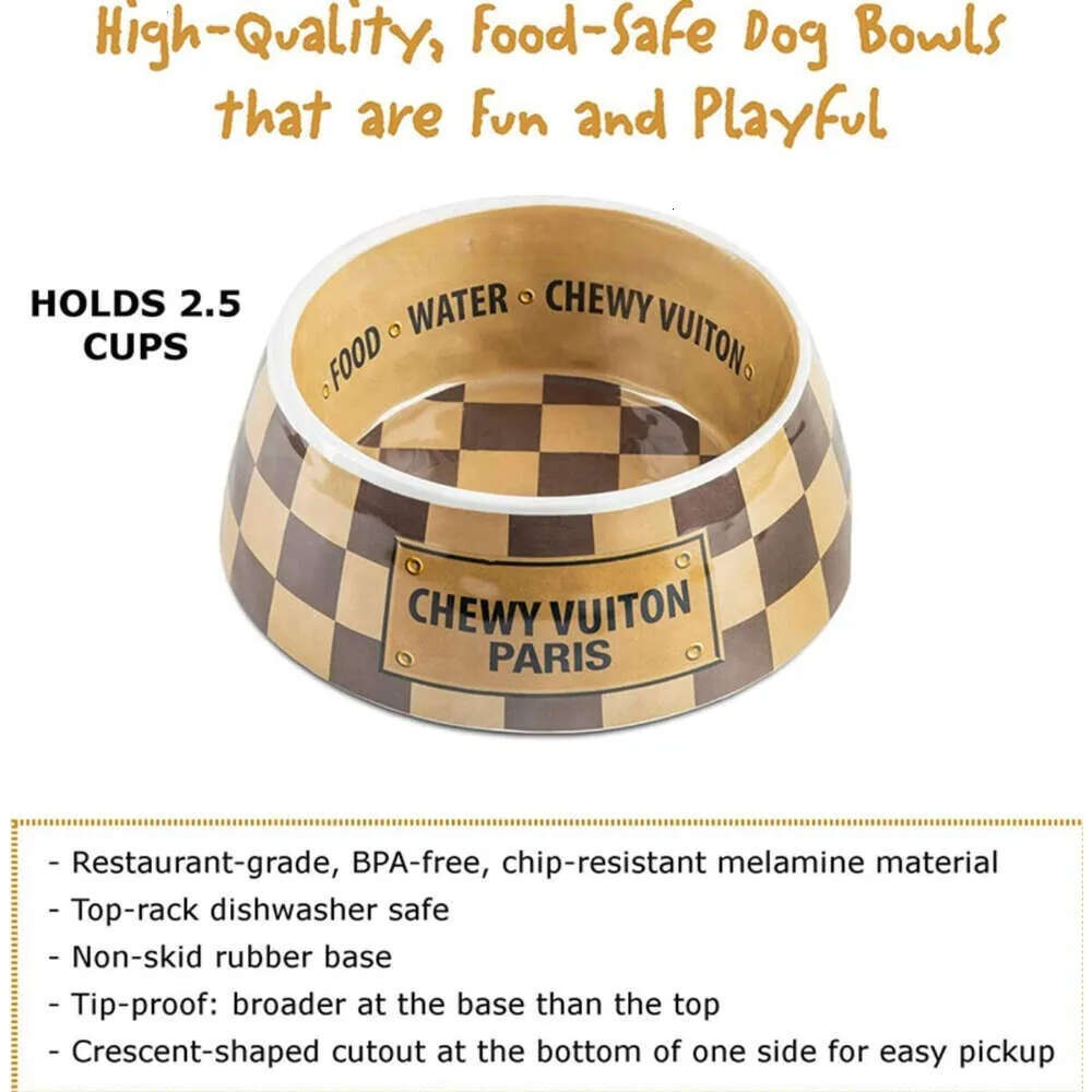 2025 new Dog set Designer Dishwasher Safe Food Grade Non-Skid BPA-Free Malamine Bowls and Durable EVA Feeding Placemats with Fun Brand Parod