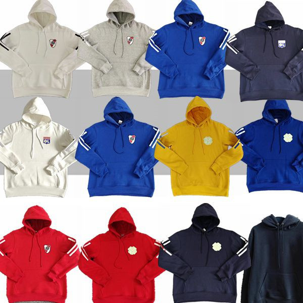 2025 2026 mens Hoodies windbreaker Long sleeve Soccer Jacket with Full zipper and LFC man arsen Lyon Arsenalfc CelticFC River Plate tracksuit Soccer jersey 8899
