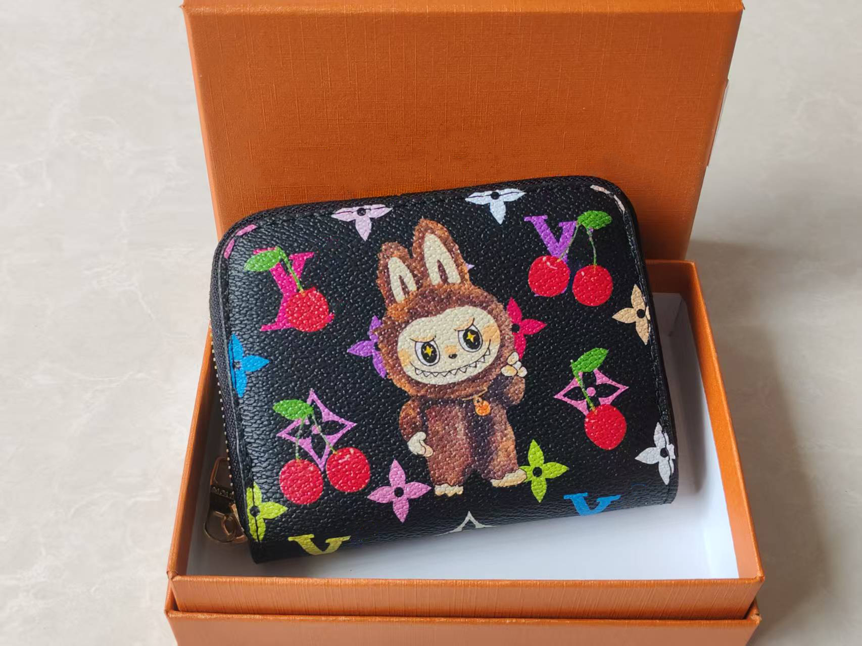Trendy classic Cartoon - Patterned Wallet, Durable Material & Smooth Zipper, Great Organizing Small Essentials, A Versatile Accessory for Casual Looks