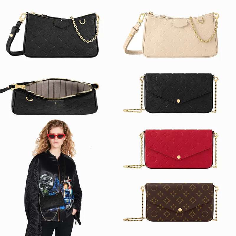 Easy Pouch On Strap Underarm Bag Designer Bag Shoulder Bags Fashion Women's Mahjong Bag Chain Leatherwear Versatile luxurious Printed Lettering Old Flower Bag