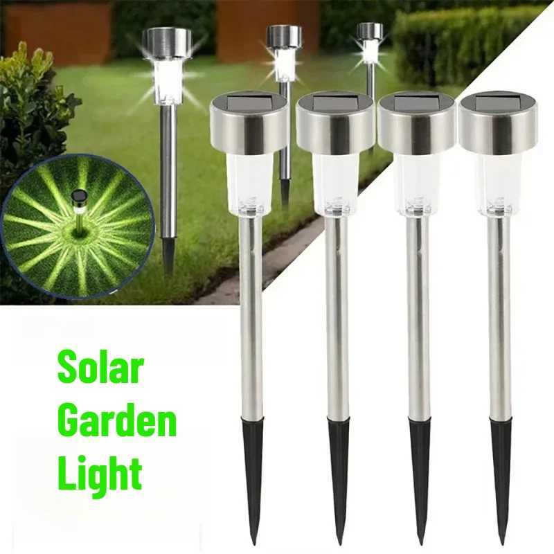 124Pcs Outdoor Solar Lights Garden Lamp Solar Powered Waterproof Landscape Path LED Light For Yard Backyard Lawn Patio Decora C250922