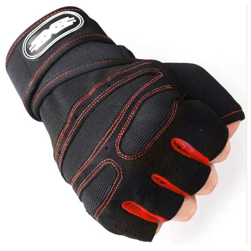 Cycling Half Finge Gloves Proessional Gym Fitness Men Gloves Breathable AntiSlip Bike Gloves Cycling Equipment J250922