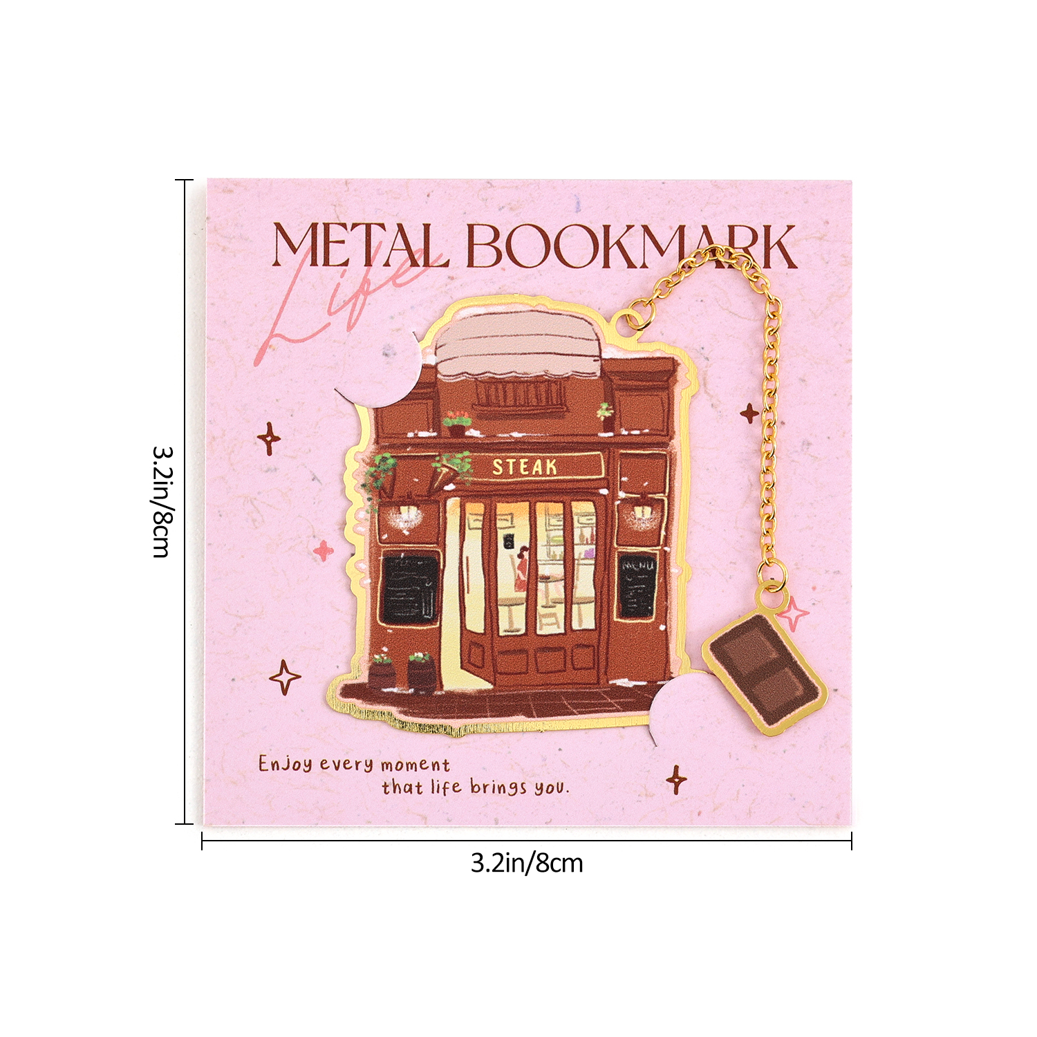 Retro Bookmarker with Rustic Charm - Perfect Gift Idea for Students & Adults