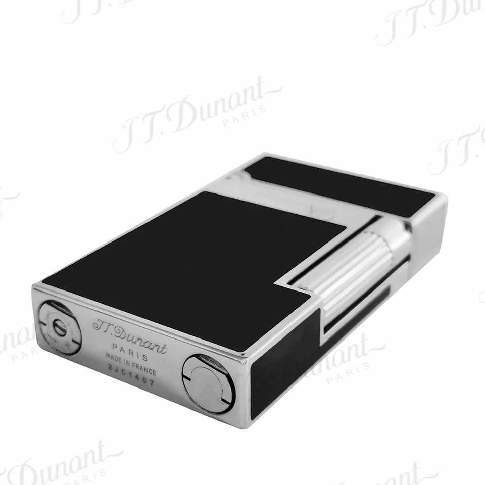 New Original Dunant Brass Gas Lighter Lacquer Cigarette Tobacco Smoking Tool Anniversary Gift for Men Dad F250922