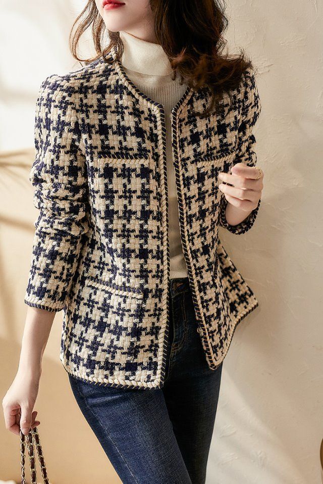 Luxury Brand Designer Clothing Jacket 2025 Little Style Jacket New Women's Early Autumn Versatile Socialite Elegant Tweed Top Slimming Goddess St