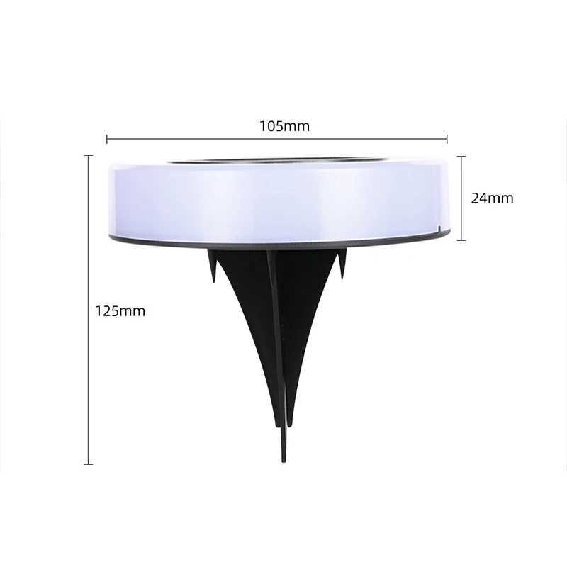 Solar Led Lawn Light Outdoor Courtyard Lamp Waterproof Villa Garden Lawn Decoration Balcony Terrace Layout Home Buried Lamp C250922