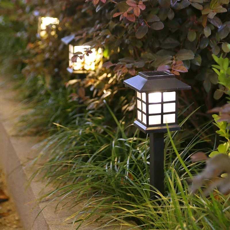 LED Solar Lawn Light Outdoor IP65 Waterproof Path Light Garden Road Lawn Courtyard Decoration Landscape Lighting Fixtures C250922