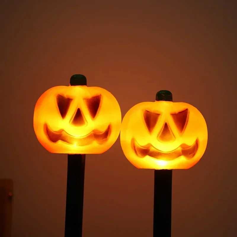2PCS Solar Powered Lawn Lamp Set of 5 Cute Ghost lanterns Decorated Halloween Party Decoration For Home bar Atmosphere Decor C250922