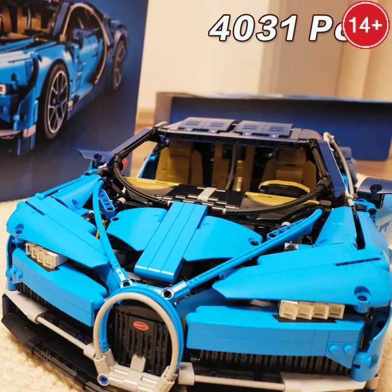 Build Block Set 2026 NEW brick 4031Pcs Compatible With 42083 Blue Sports Model Building Blocks Car Racing Assembly Boys Super Adult Gifts Toy