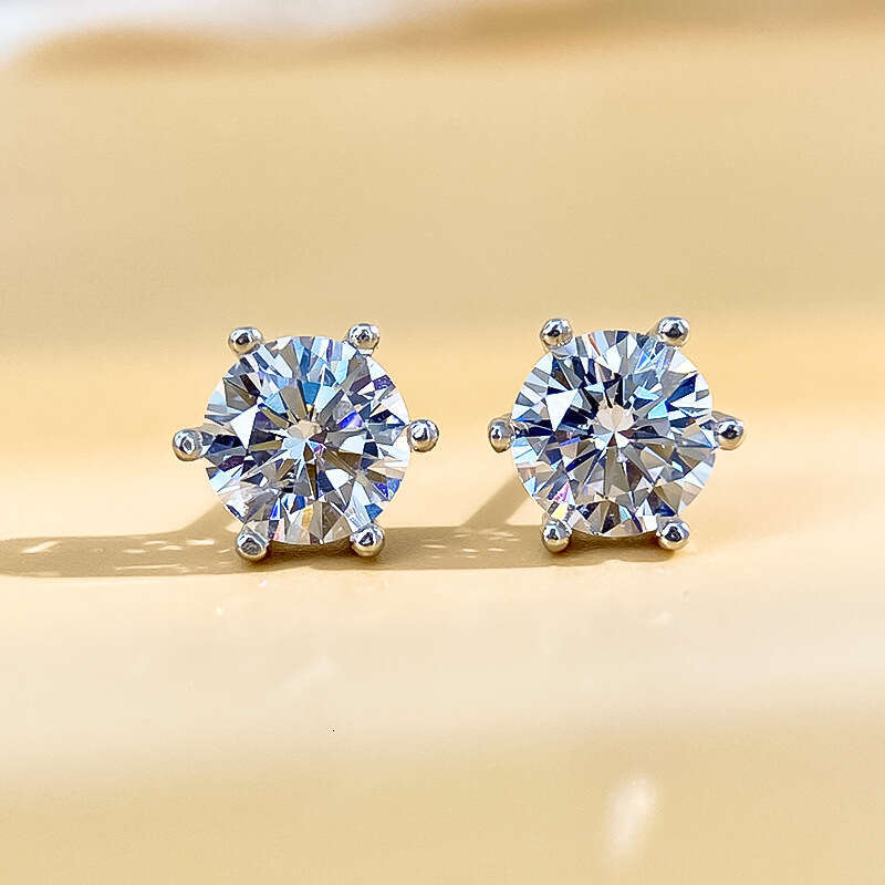 Earrings Designer Luxury jewelry for women moissanite earring S925 silver Temperament Fashion Elegant and Simple High-End Festival Holiday gifts