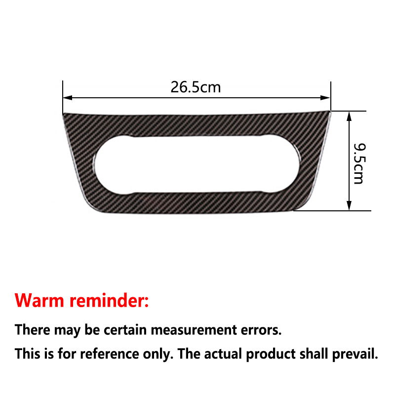 Car Carbon Fiber Center Air Condition Switch Adjustment Panel Cover For Mercedes-Benz GLE GLS ML GL W166 X166 2012-2019 GLE43 AMG GLS450 550 GL350 ML2