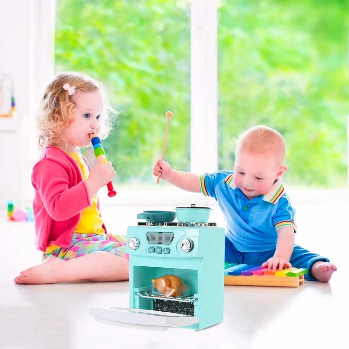 Simulation Kitchen Utensils Oven Baby Plastic Toy Simulated Stove Modeling Artificial Creative Educational Child C250922