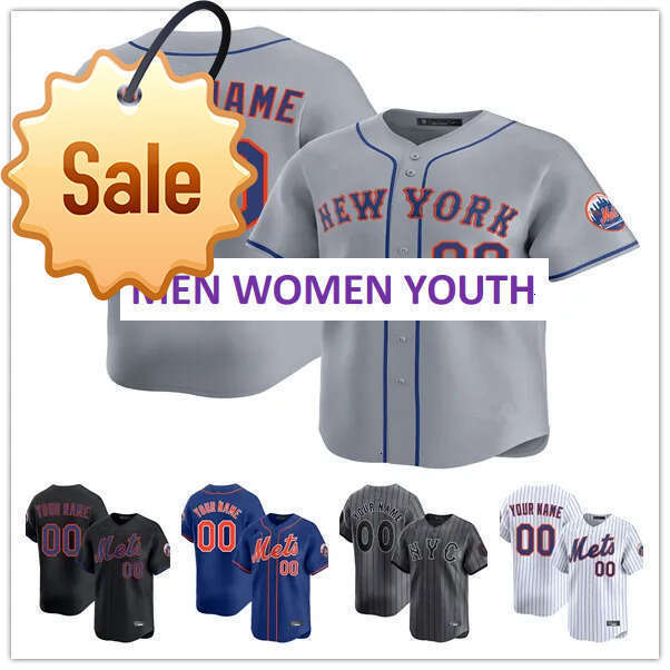 2025 MLB Mets Jersey Baseball Darryl Mike Piazza Pete Alonso Brandon Nimmo Jeff McNeil Starling Marte Francisco Aarez Mark Vientos Juan Strawberry Soto Lindor