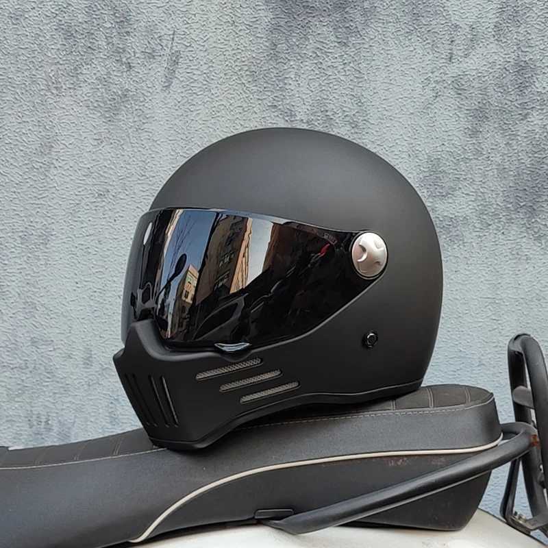 ORZ Full Face casco moto Helmet Vintage Chopper Retro Helmet capacete de motocicleta modular helmet DOT Approval J251105