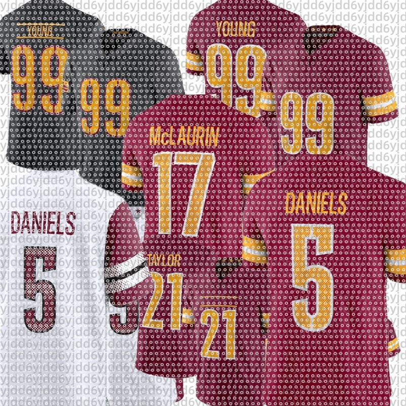 nfl Commanders Jersey Sean Taylor Team Darrell Jayden Daniels Terry McLaurin Deebo Samuel Sr Frankie Luvu Brian Robinson Jr. DaRon Payne Austin Ekeler Zach Ertz