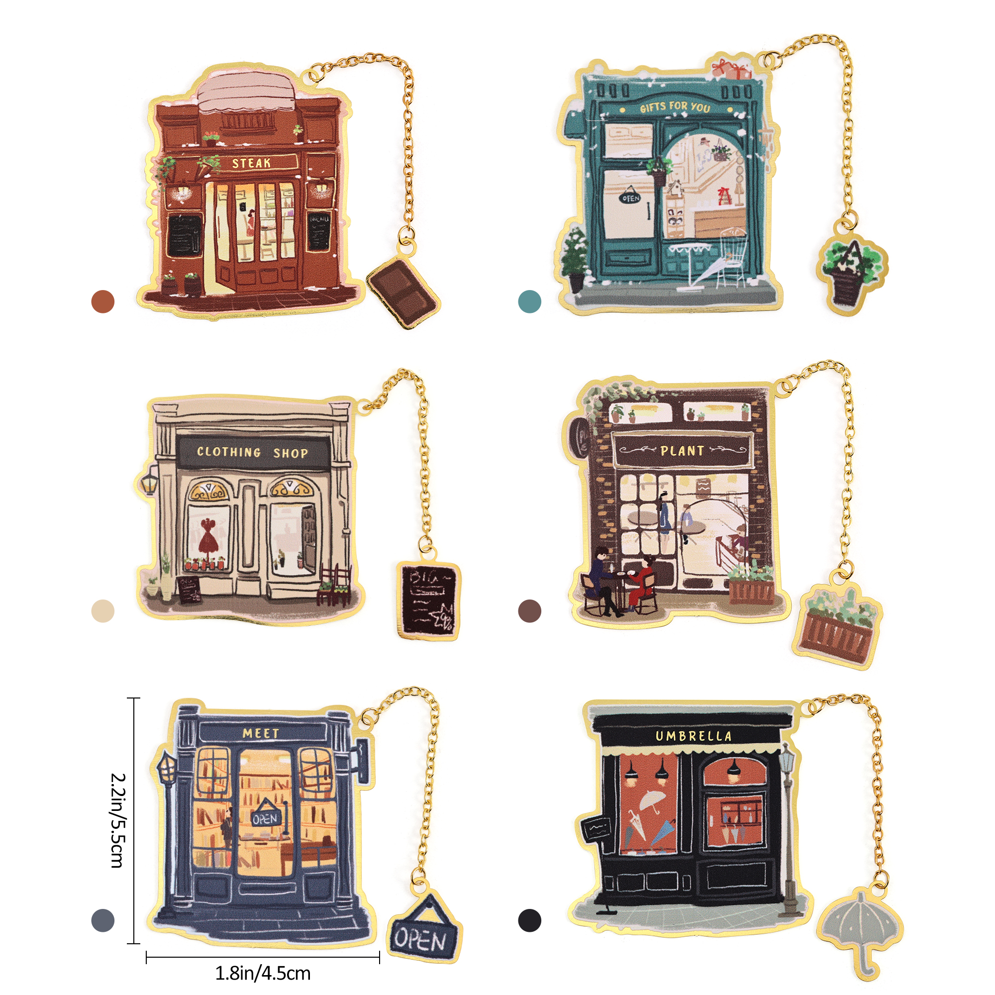 Retro Bookmarker with Rustic Charm - Perfect Gift Idea for Students & Adults