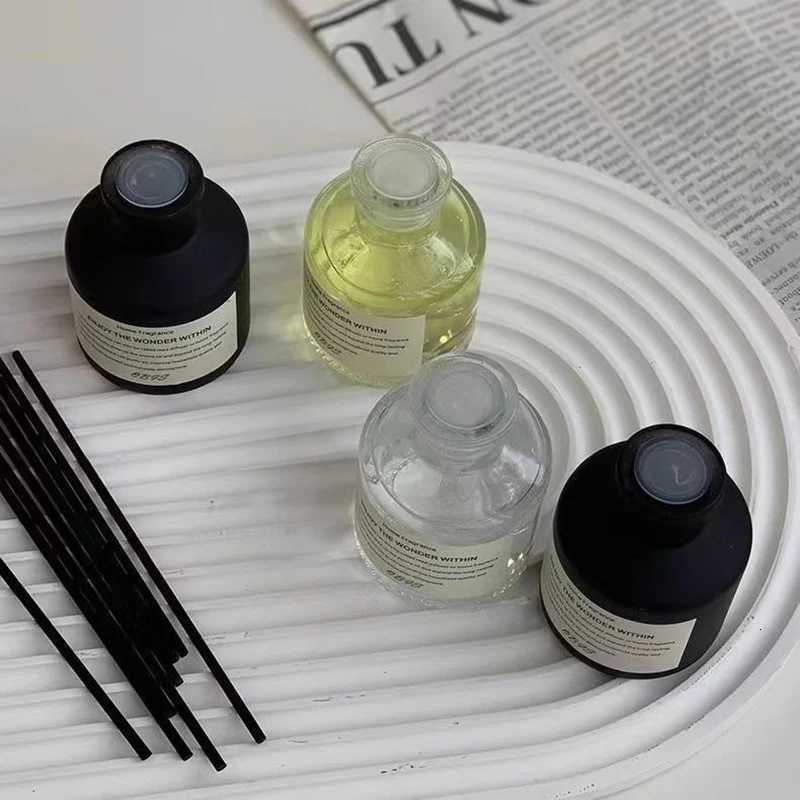 50ml Fragrance Reed Diffuser Gift Set Jasmine Sandalwood Aromatherapy Diffuser with Fiber Sticks Air Freshener for Home Office F250920A